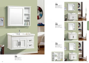 Kabinet bilik mandi Hot Selling 2020 New Listing bathroom vanity cabinets  Carbon Fiber Bathroom Cabinet
