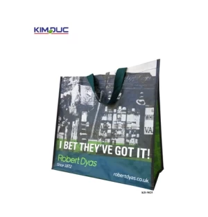 KD9025 Vietnam Wholesale Recycled PET Bag Reusable Woven Bag Promotion PP Non Woven Shopping Bag - Customize Design