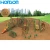 Import kids fitness climbing equipment outdoor playground with slides and playhouse from China
