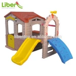 Kids Outdoor Playhouse For Sale,Plastic Children House, Blow Molding Playhouse With Slide