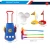 Import kids plastic sports game playing kids golf set toy with 3 balls from China