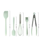 Kitchen tool set kitchenware silicone kitchen cooking set kitchen cooking tool accessories with bracket