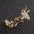 Import Korean bridal headdress handmade gold leaf soft chain amount of decorated wedding hair accessories wedding jewelry from China