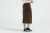 Import ladies ribs knitted  high waist A shape skirt from China