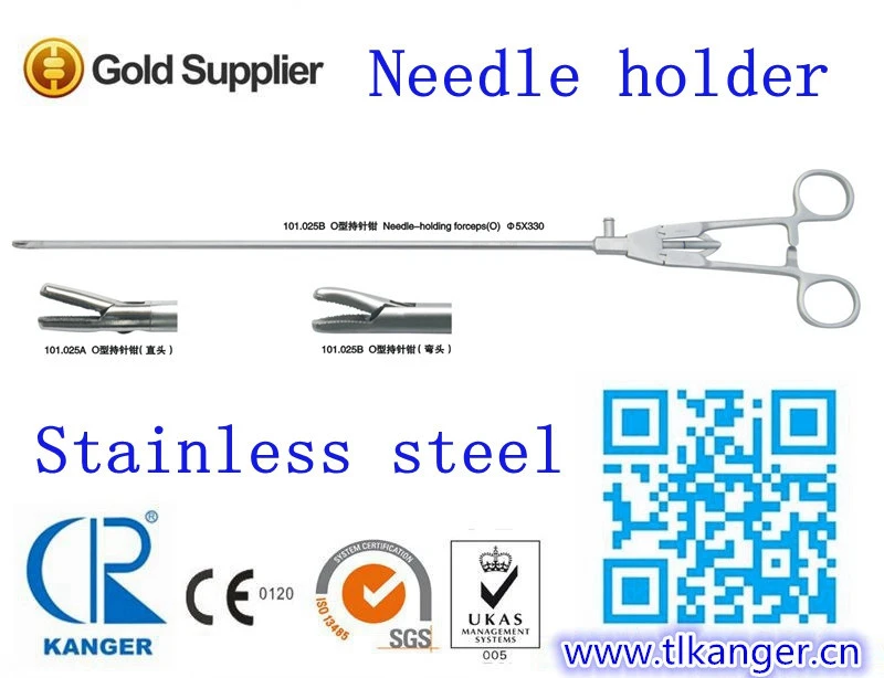 laparoscopic needle holders in abdominal surgery equipment for general use for surgical instruments