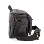 Large Canvas Messenger DSLR Digital Camera Travel Bag w/Rain Cove