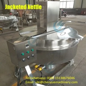 Large electric food syrup turkish delight cooking machine