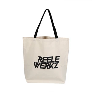 Large Size Natural Wholesale Canvas Totes Shopping bags With Logo Printing