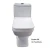 Import Latest Modern Design One Piece WC Toilet Seat Luxury Modular Bathroom Ceramic Europa-105 for Home Use from China