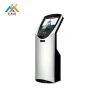 LCD supermarket smart self-service pos kiosk payment terminal hotel check in touch kiosk with keyboard
