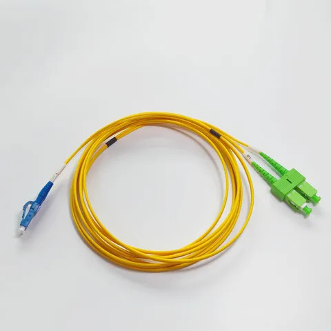 Buy Lc/upc-sc/apc Connector Singlemode 9/125 Duplex Fiber Optic Patch ...