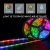 Led Light Strip Waterproof IP65 2x5m 32.8ft SMD 5050 300 LEDs with IR Remote Controller for Home Kitchen Party Christmas