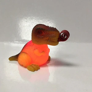 LED Light Up Tyrannosaurus Toy Custom Rolling Tongue Dinosaur