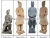 Import Light clay Terracotta Clay Garden Warrior Statue from China