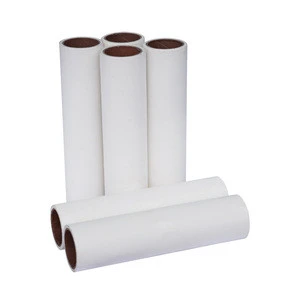 Lint Free Sticker Roller Replacement Bulk 6 Rolls per Set Sticky Tape Inclined Tear Type Adhesive Lint Roller Refill
