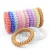 Import Lirong Silver Glitter In Coil  Telephone Cord  Hair Elastics Hair Coil Ring And Bracelet No Traceless No Crease Elastic from China