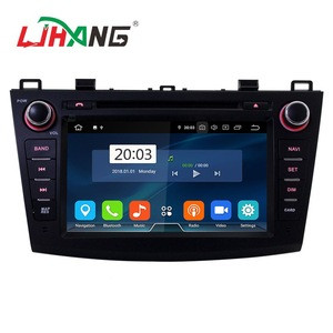 LJHANG android 9.0 quad core car dvd player for mazda 3 4+64GB 2008 2011 CANBUS WIFI BT car video car radio system GPS