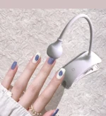 Logo Customized 360 Degree Clamp 5W Mini Desk Light Nail Lamp with Touch Switch