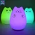Import Lovely USB Rechargeable Silicon Animal Cat Night Light for Baby Nursery Lamp Breathing LED Night Light from China