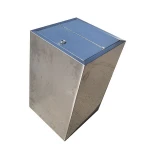 Low Cost Rectangular Stainless Steel Vertical Water Storage Bucket
