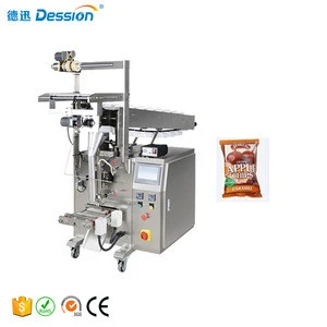 Low cost semi automatic vertical form fill seal fuji apple chips bag packing machine manufacturer price