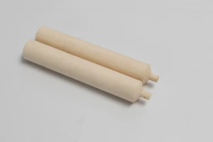 Low Price Cream Color Aluminum High Hardness Ceramic Tube Rod for High Temperature Crucible
