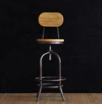 Low Price Modern Original Wooden Stacking High Bar Stool