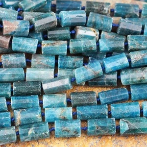 LS-A711 new arrival natural stone beads loose beads cylinder apatite loose beads strands for jewelry making wholesale