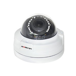 LS VISION 5MP Motorized Lens 2.7-13.5mm IR Vandalproof 5 Megapixel POE Dome IP CCTV Camera for Bus Elevator Security