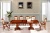 Import Luxury design dining room furniture wooden table top sale solid wood dining table from China