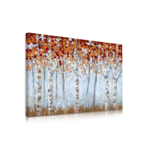 Luxury High quality forest wall arts landscape abstract tree oil painting for home decorations
