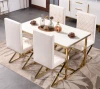 Luxury white  dining set with chair