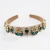 Import Luxury women crystal jewelled hairbands flower rhinestone pearl baroque headband from China