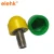 Import M10 thread decorative nuts cap  abs wheel nut cover hex bolt caps white hexagonal dome from China