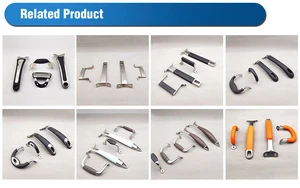 Made in china Heat Resistant pot / pan long handle stainless steel diecasting cookware parts