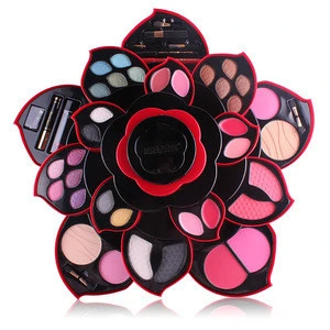 makeup set / petal big flower rotating makeup box