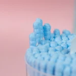 Manufacturers Ear Cleaning Swab Eye Make Up Remover Bud Qtips Paper Stick Cosmetic Swabs Blue Color Cotton Buds