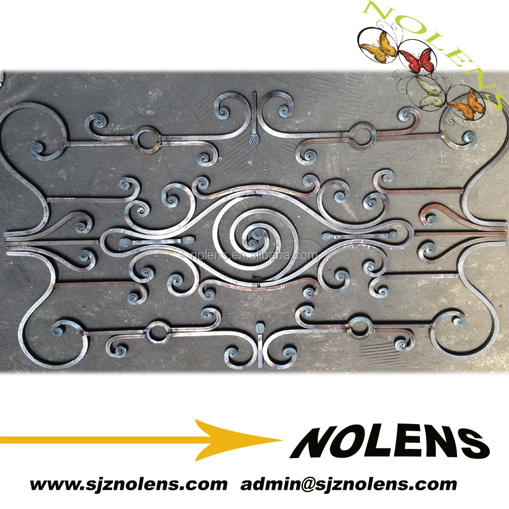 Manufacturing Ornamental wrought iron,wrought iron components,balustrade and railing bars with Quality Confirmed