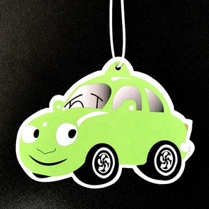 Many different fragrance paper air freshener car
