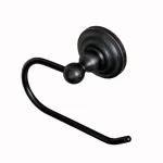 matte black wholesale bathroom tissue roll toilet paper zinc alloy towel holder stand accessories bathroom paper holder