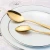 Import Matte Gold  Plated Stainless Steel Flatware Set For Wedding Party from China