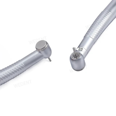 Denshine LED High Speed Dental Handpiece – Standard Push Button – 2/4 Hole – Air Turbine CE