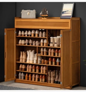melamine wood door tall cabinet shoe wooden cabinet shoe racks cabinet 2021