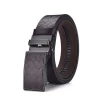 Mens leather belts fashion artificial custom automatic buckle mens leather ratchet belt