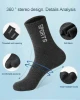 Mens Professional Basketball & Gym Workout Socks New Anti-Odor Cotton Sports Crew Socks Knitted Technique for Running