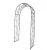Import metal arbor outdoor Garden Arch from China