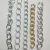 Import Metal bead chain Decorative Iron copper aluminum chain for shoes bag garment Necklace bracelet jewelry from China