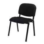Metal Frame Fabric Armless Stacking Chair Visitor Conference Chair