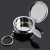 Import metal portable stainless steel pocket ashtray in chrome finished with key chain from China