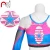 Import Metallic Half Top mystique cheerleader cheering Uniforms Cheerleading Athletics Uniform with Skort from China